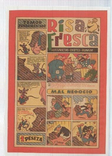 Ficha tebeo numerada 191: Risa Fresca de Editorial Valenciana