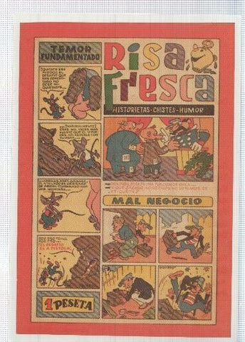 Ficha tebeo numerada 191: Risa Fresca de Editorial Valenciana