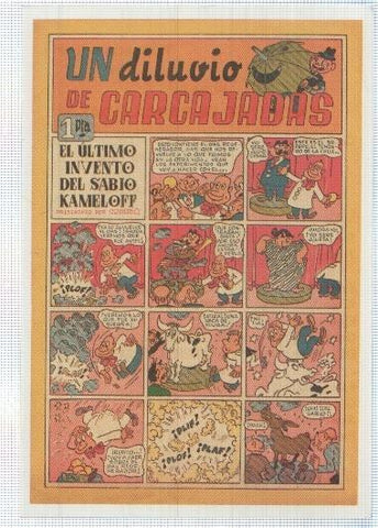 Ficha tebeo numerada 192: Un diluvio de carcajadas de Editorial Valenciana