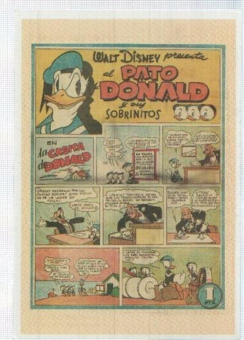 Ficha tebeo numerada 197: Pato Donall de editorial Bruguera