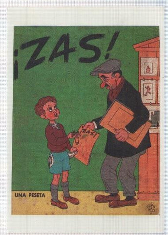 Ficha tebeo numerada 201: ZAS de editorial a.a.catolica