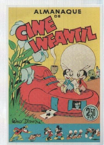Ficha tebeo numerada 204: Cine infantil, almanaque  de Editorial Bruguera