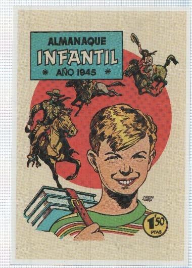 Ficha tebeo numerada 205: Infantil, almanaque 1945 de Editorial Bruguera