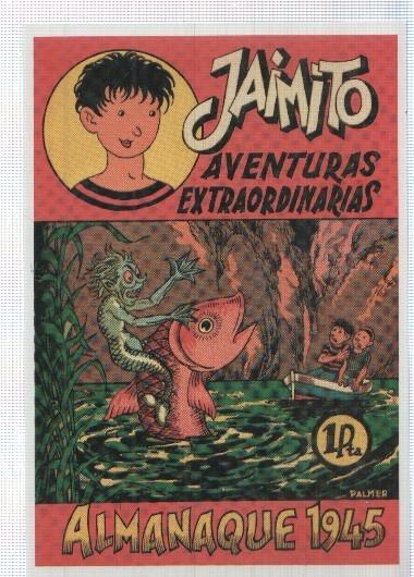 Ficha tebeo numerada 207: Jaimito, almanaque 1945 de Editorial Valenciana