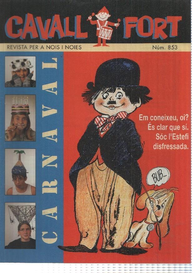 Revista Cavall Fort: num 853 (feb 98) - Narracio: La nina de drap, divulgacio: Astronautica cap al 3er mil.lenni