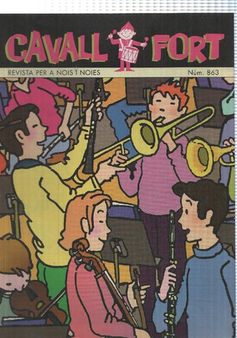Revista Cavall Fort: num 863 (jul 98) - Histories en B/N (Poema de Gilgames), divulgacio: Aeri de Montserrat