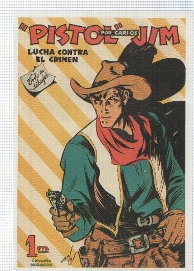 Ficha tebeo numerada 210: Coleccion Mosquito: Pistol Jim , dibujo Carlos Freixas