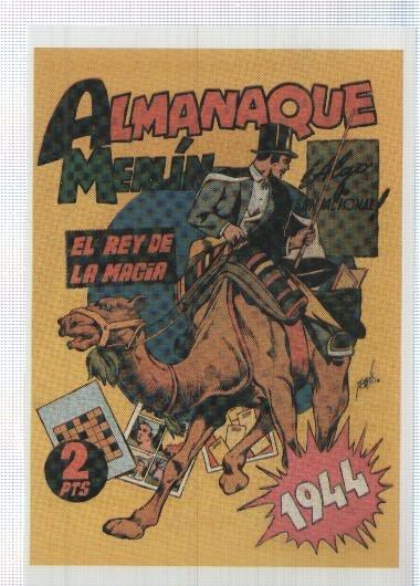 Ficha tebeo numerada 213: Merlin, almanaque 1944 de Hispano Americana