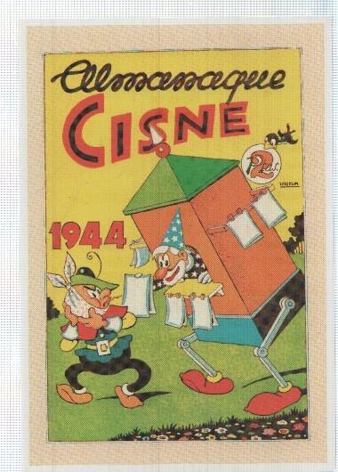 Ficha tebeo numerada 215: Cisne, almanaque 1944 de Gerpla