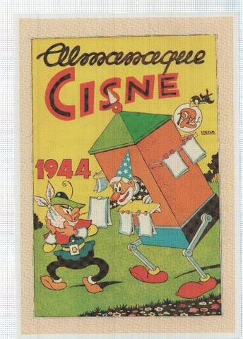 Ficha tebeo numerada 215: Cisne, almanaque 1944 de Gerpla