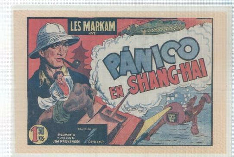 Ficha tebeo numerada 223: Les Marka, dibujo de J.Provense