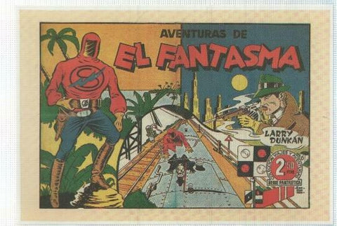 Ficha tebeo numerada 226: El Fantasma, dibujo de L.Poch