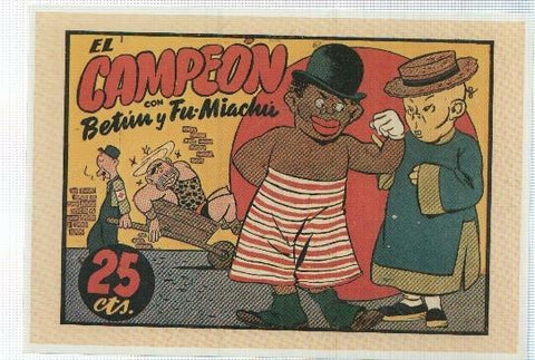 Ficha tebeo numerada 228: Betun y Fu Miachu de Hispano Americana