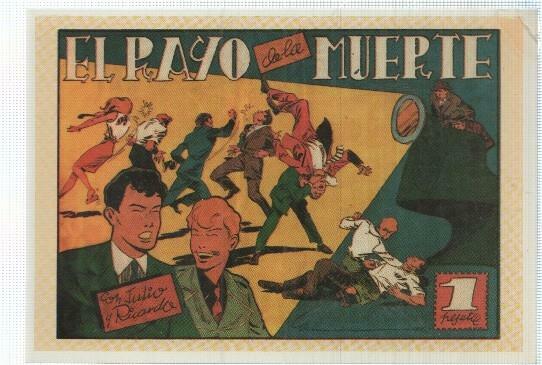Ficha tebeo numerada 229: Julio y Ricardo, segunda serie, dibujo de E.Marculeta