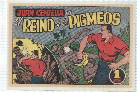 Ficha tebeo numerada 235: Juan Centella, dibujo de Carlo Cossio