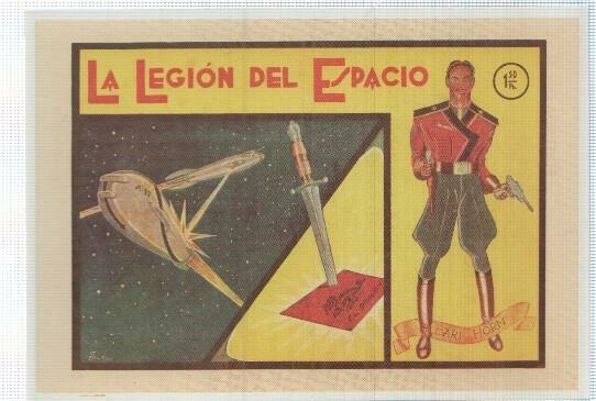 Ficha tebeo numerada 243: La legion del espacio, dibujo de J.Thoullier