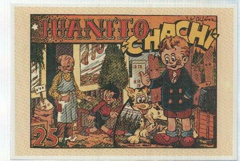 Ficha tebeo numerada 245: Juanito, dibujo de Pedro Alferez