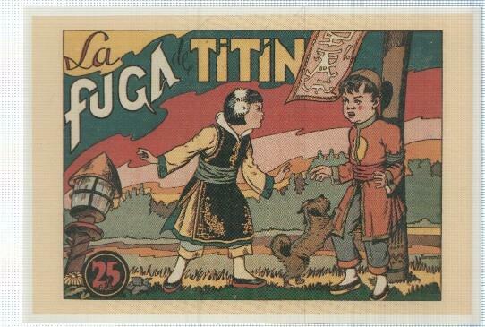 Ficha tebeo numerada 248: Titin, dibujo de Torrent