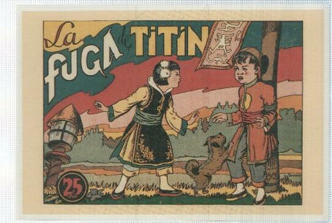 Ficha tebeo numerada 248: Titin, dibujo de Torrent