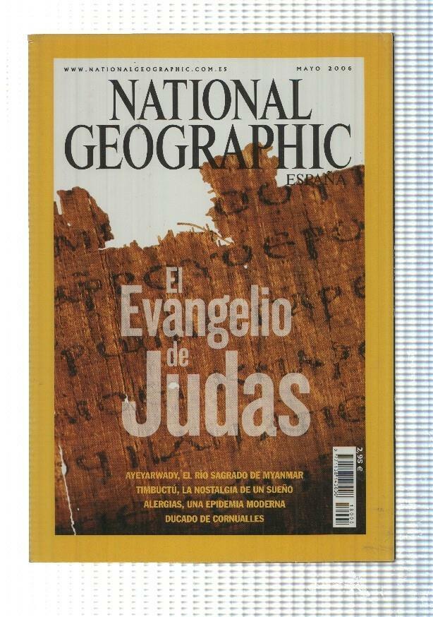 National Geographic: mayo 2006 num 5 - portada: Fragmento del Evangelio de Judas