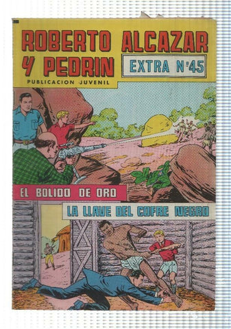 Edival: Roberto Alcazar y Pedrin Extra num 45 segunda epoca - El bolido de Oro