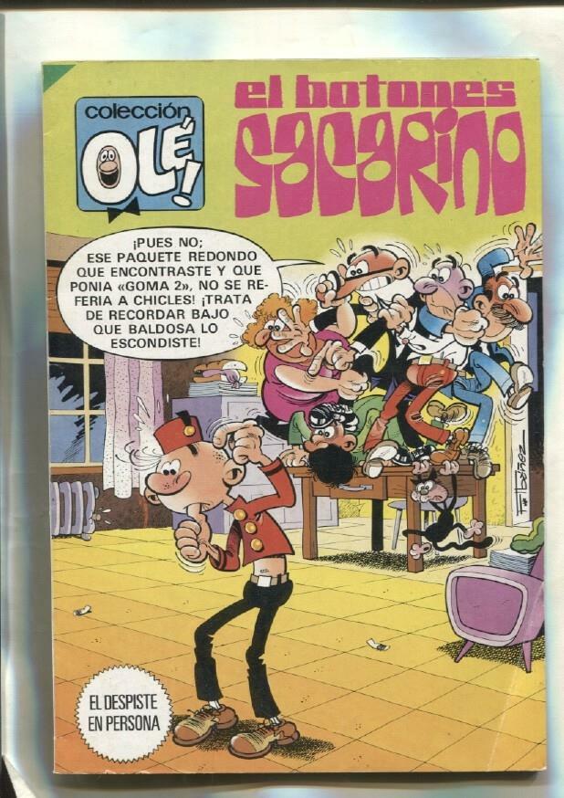 Coleccion Ole numero 284: El Botones Sacarino: el despiste en persona