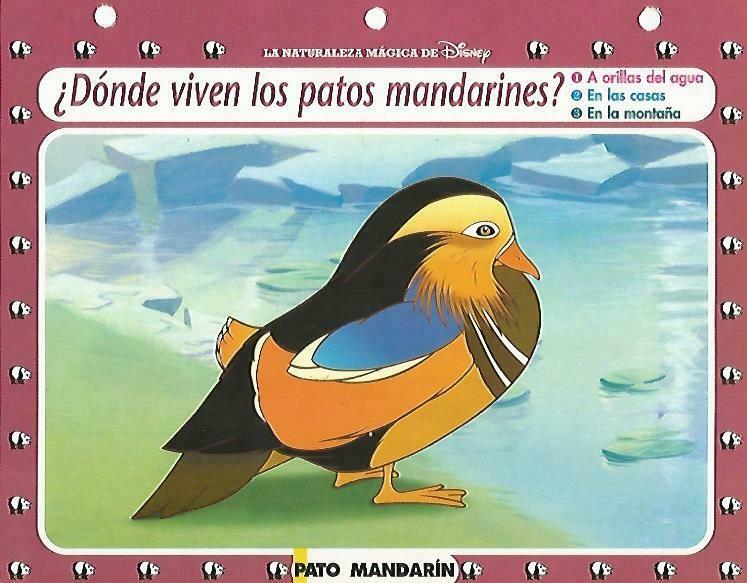 LAMINA 14079: Pato mandarin. Secretos de Oriente con Mulan