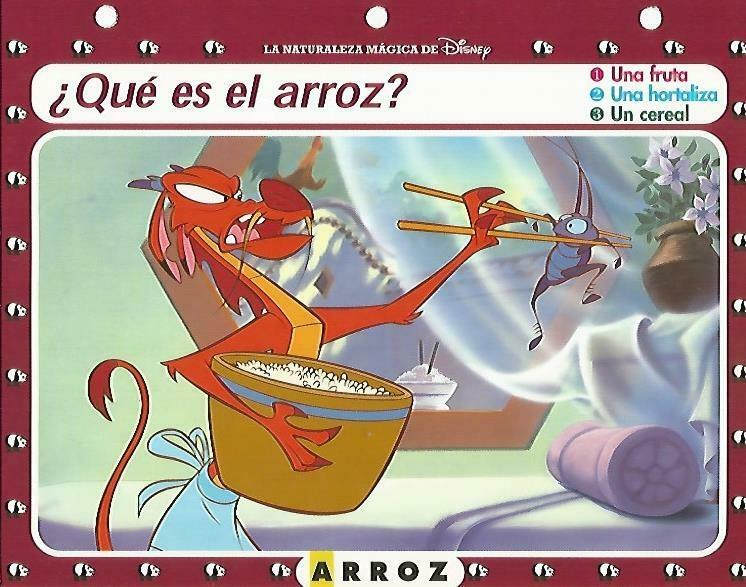 LAMINA 14077: Arroz. Secretos de Oriente con Mulan