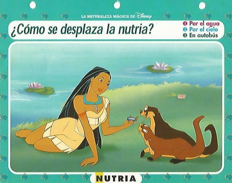 LAMINA 14076: Nutria. Secretos del rio con Pocahontas