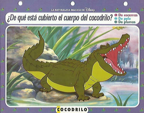 LAMINA 14072: Cocodrilo. Secretos de las marismas con Barnardo y Bianca