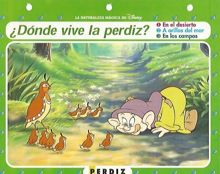 LAMINA 14068: Perdiz. Secretos del bosque con Blancanieves