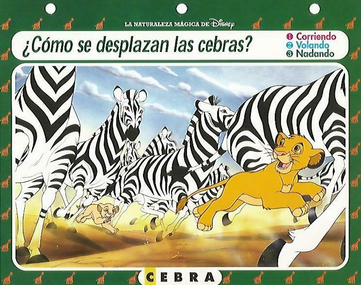 LAMINA 14092: Cebra. Secretos con el Rey Leon