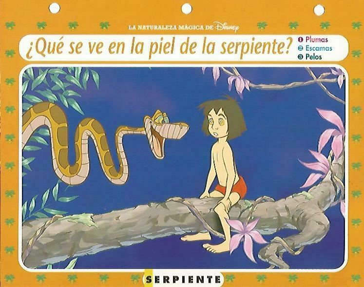 LAMINA 14089: Serpiente. Secretos de la jungla con Mowgli