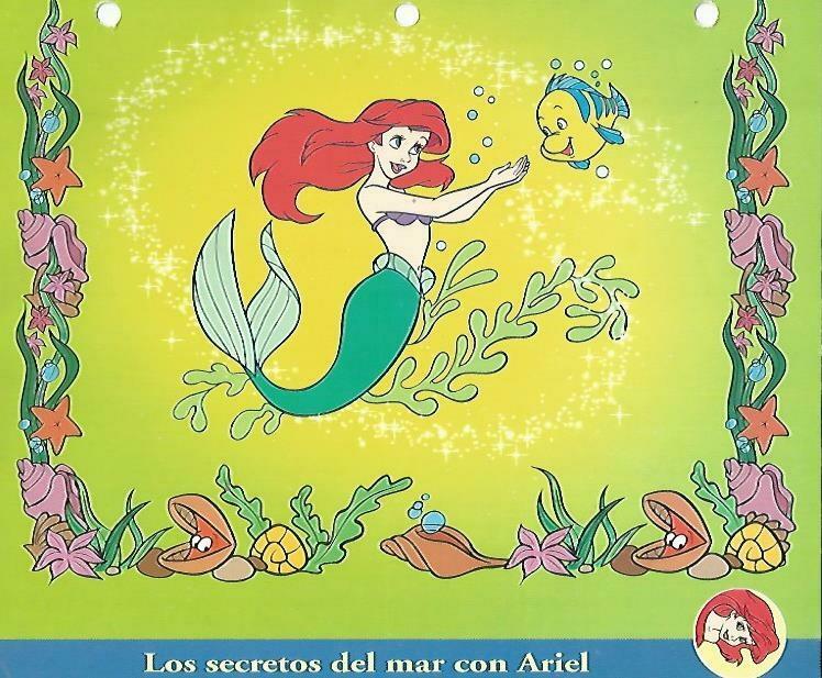 LAMINA 14058: Los secretos del mar con Ariel
