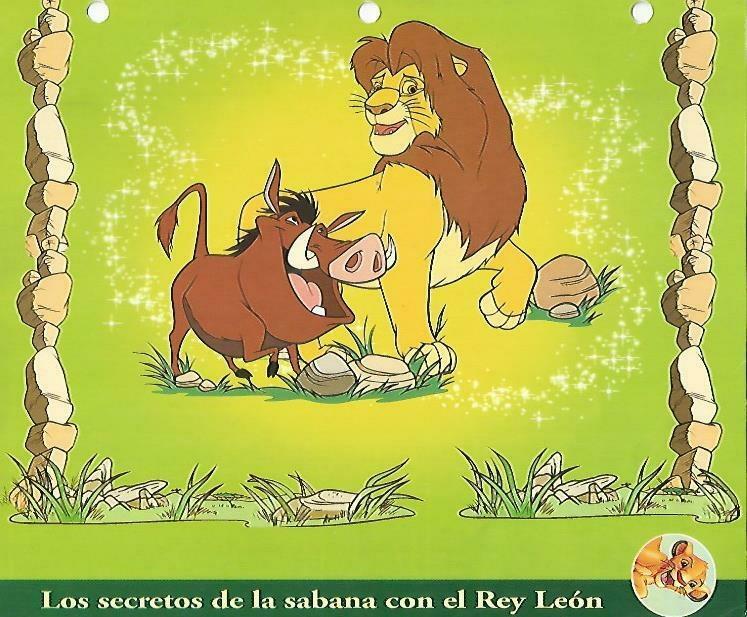 LAMINA 14054: Los secretos de la sabana con el Rey Leon