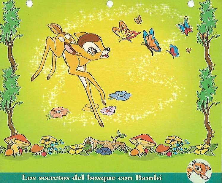 LAMINA 14057:  Los secretos del bosque con Bambi