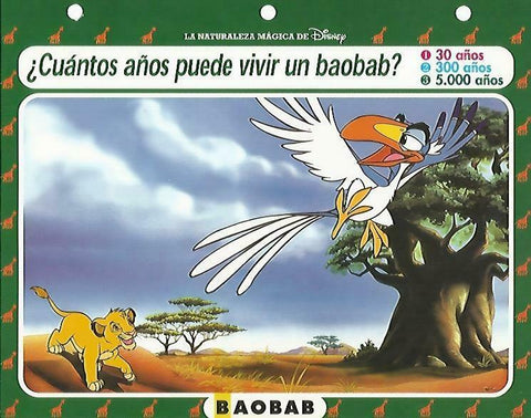 LAMINA 14138: Baobab. Secretos con el Rey Leon