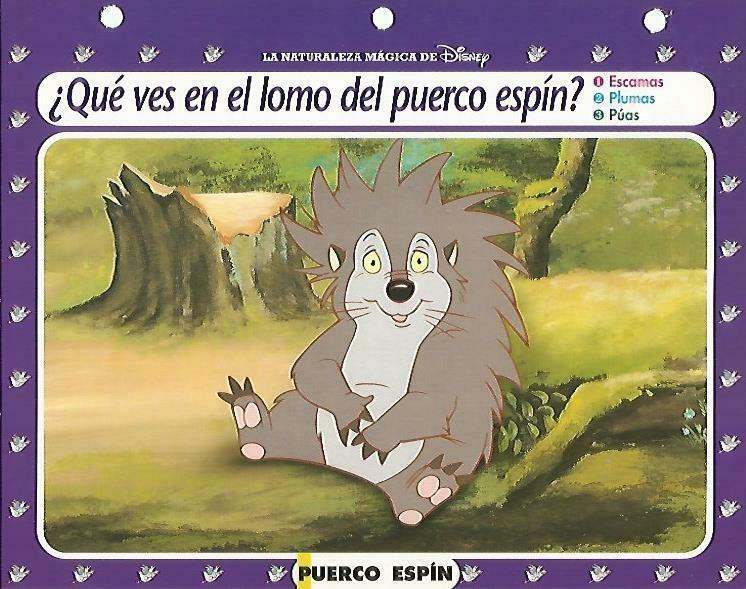 LAMINA 14139: Puerco espin. Secretos con Tod y Toby