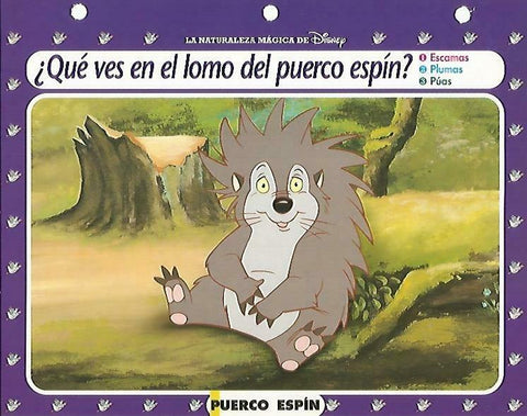 LAMINA 14139: Puerco espin. Secretos con Tod y Toby