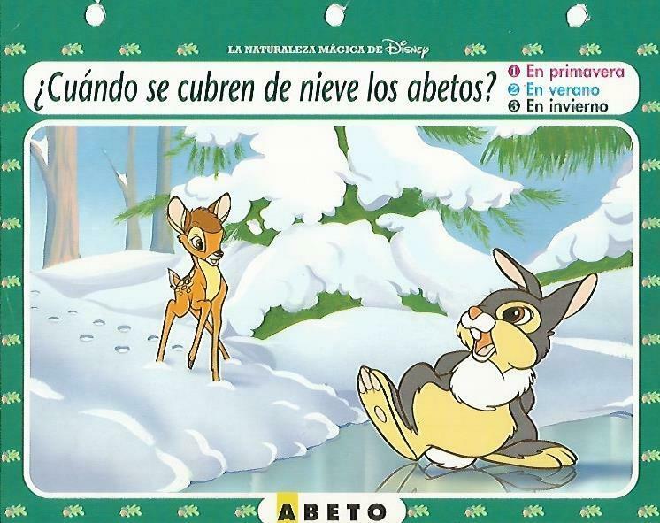 LAMINA 14145: Abeto. Secretos con Bambi