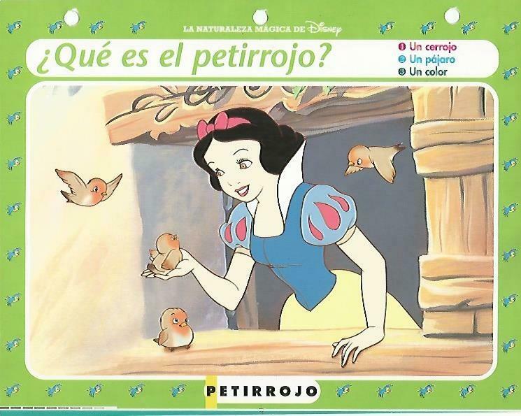 LAMINA 14158: Petirrojo. Secretos con Blancanieves