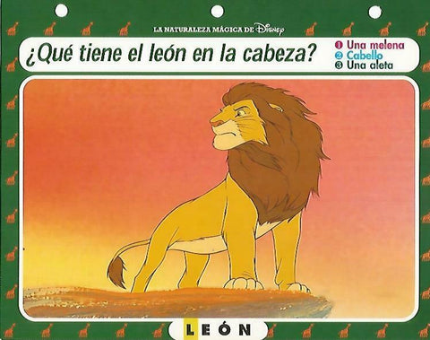 LAMINA 14160: Leon. Secretos con el Rey Leon