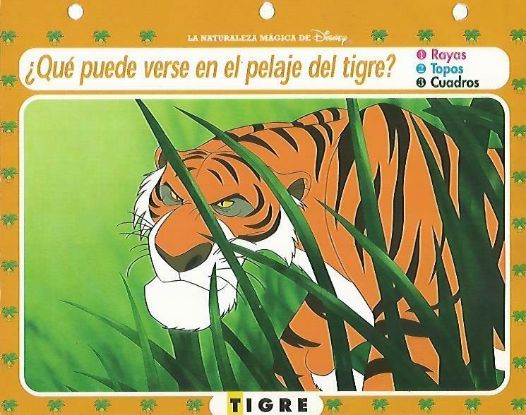 LAMINA 14104: Tigre. Secretos con Mowgli
