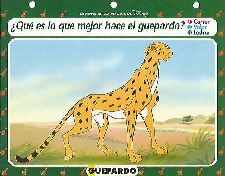 LAMINA 14109: Guepardo. Secretos con el Rey Leon
