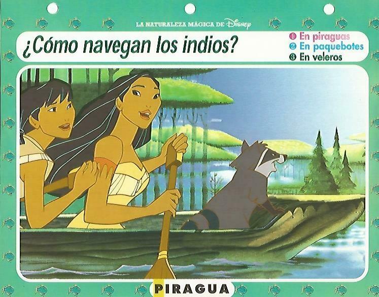 LAMINA 14111: Piragua. Secretos con Pocahontas