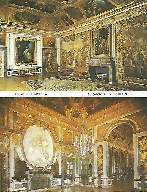 LAMINA 13896: Versalles. El Salon de Marte y el Salon de la Guerra