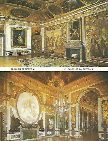 LAMINA 13896: Versalles. El Salon de Marte y el Salon de la Guerra