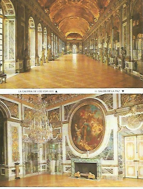 LAMINA 13897: Versalles.Galeria de los Espejos y El Salon de la Paz