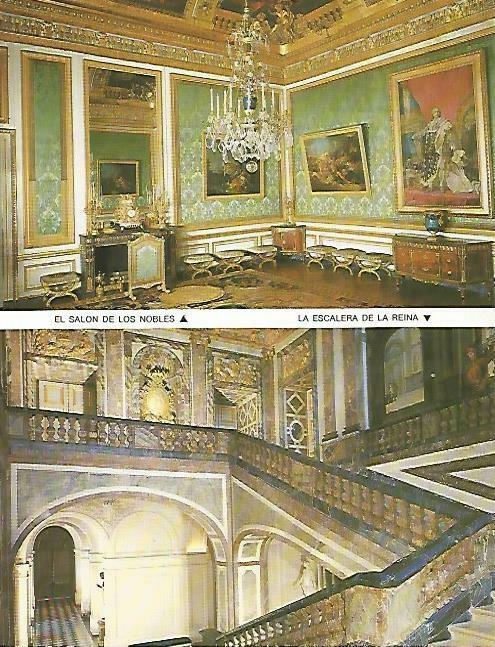 LAMINA 13899: Versalles.El Salon de los Nobles y la Escalera de la Reina