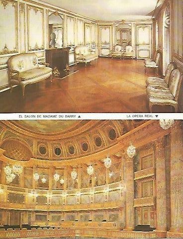 LAMINA 13903: Versalles.El Salon de Madame du Barry y la Opera Real